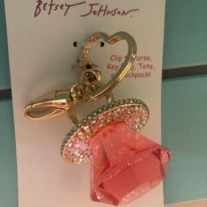 Betsey Johnson Ring Pop Keychain!